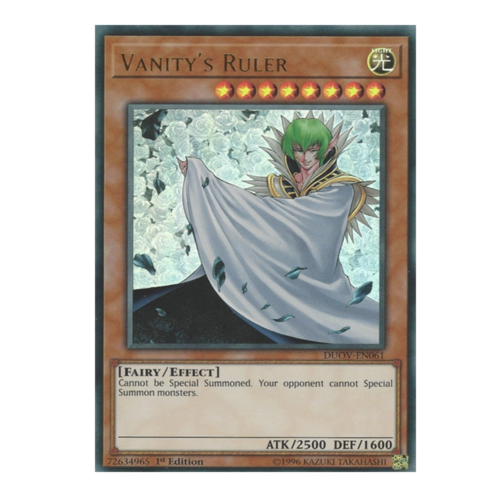 VANITY'S RULER *** ULTRA RARE DUOV-EN061 MINT/NM YUGIOH! | eBay
