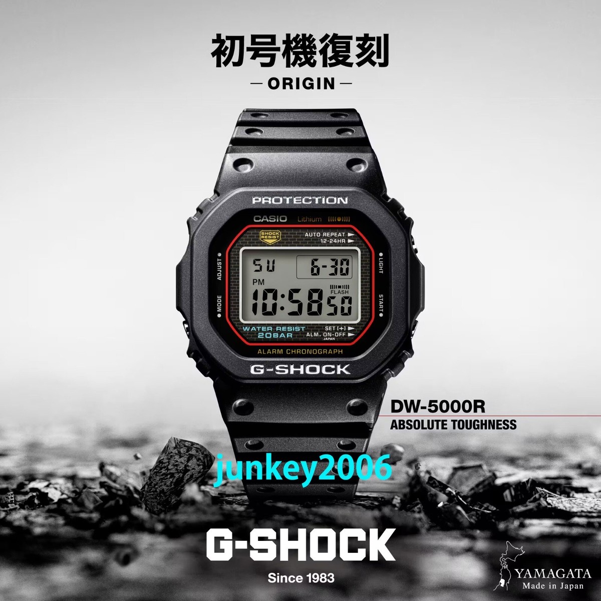 時計 CASIO G-SHOCKDW-5000R-1AJF G-Shock 5000 Series Tribute Edition DW-5000R-1A – Topper