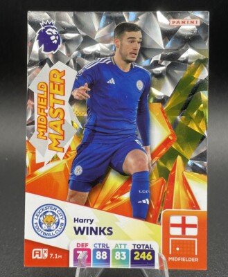 Midfield Master Harry Winks Panini 2024/2025 Adrenalyn XL 24/25 Leicester # 401