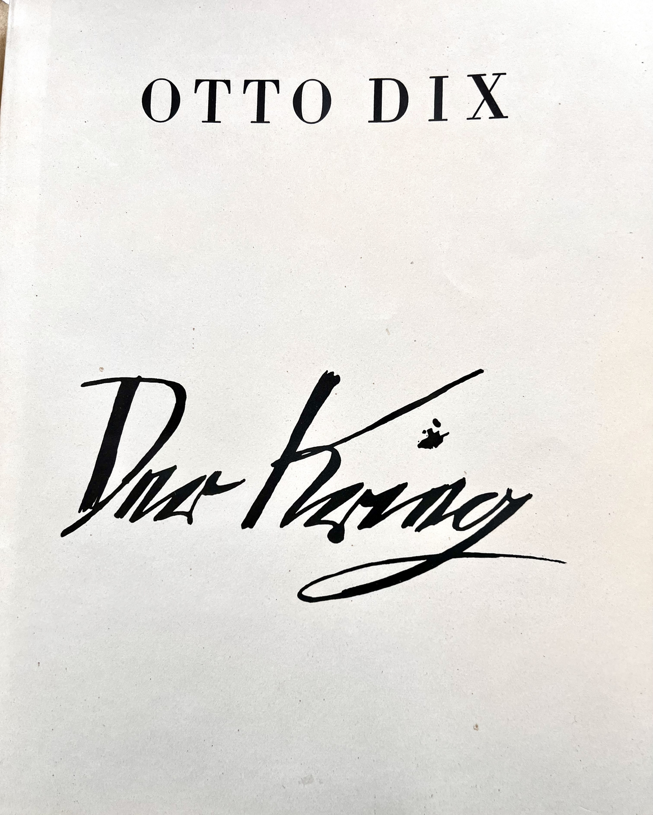 Otto Dix - Der Krieg - 50 Bildtafeln - 1963 Deutsche Akademie der Künste Berlin