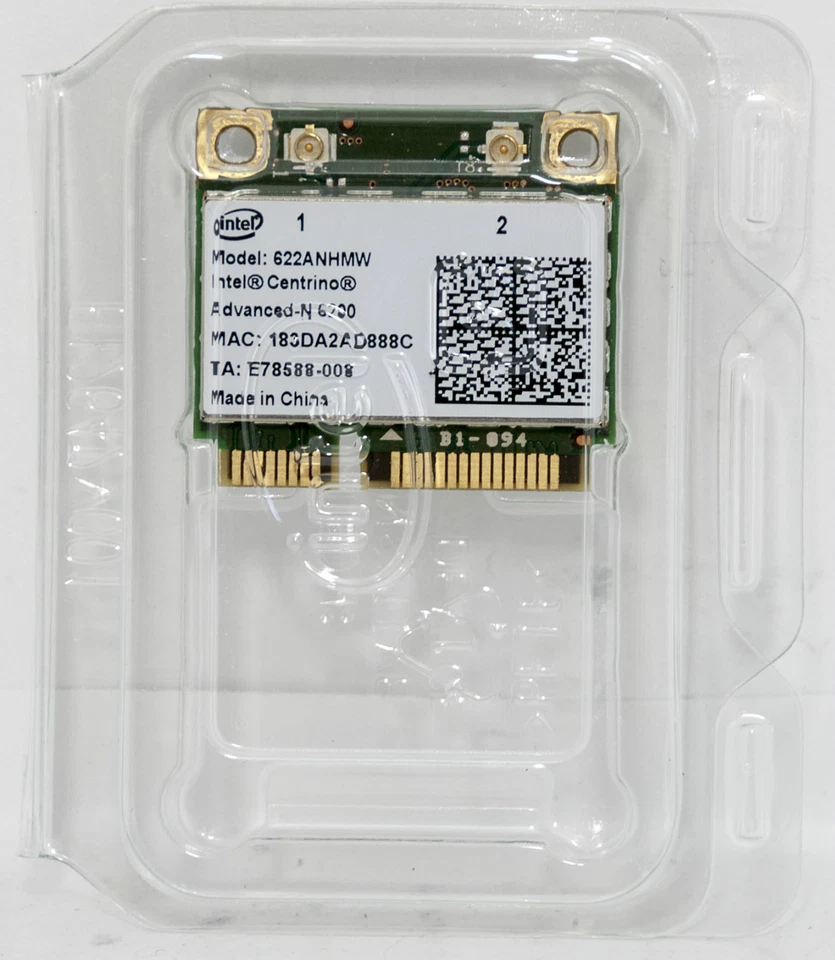 Lot of 10 Intel Centrino Advanced N6200 802.11 a/b/g/n Wireless network Adapter - Image 3 of 4