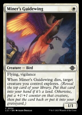 Near Mint, English - 4 x MTG Miner's Guidewing - Foil The Near Mint, English - 4 x MTG Miner's Guidewing - Foil The