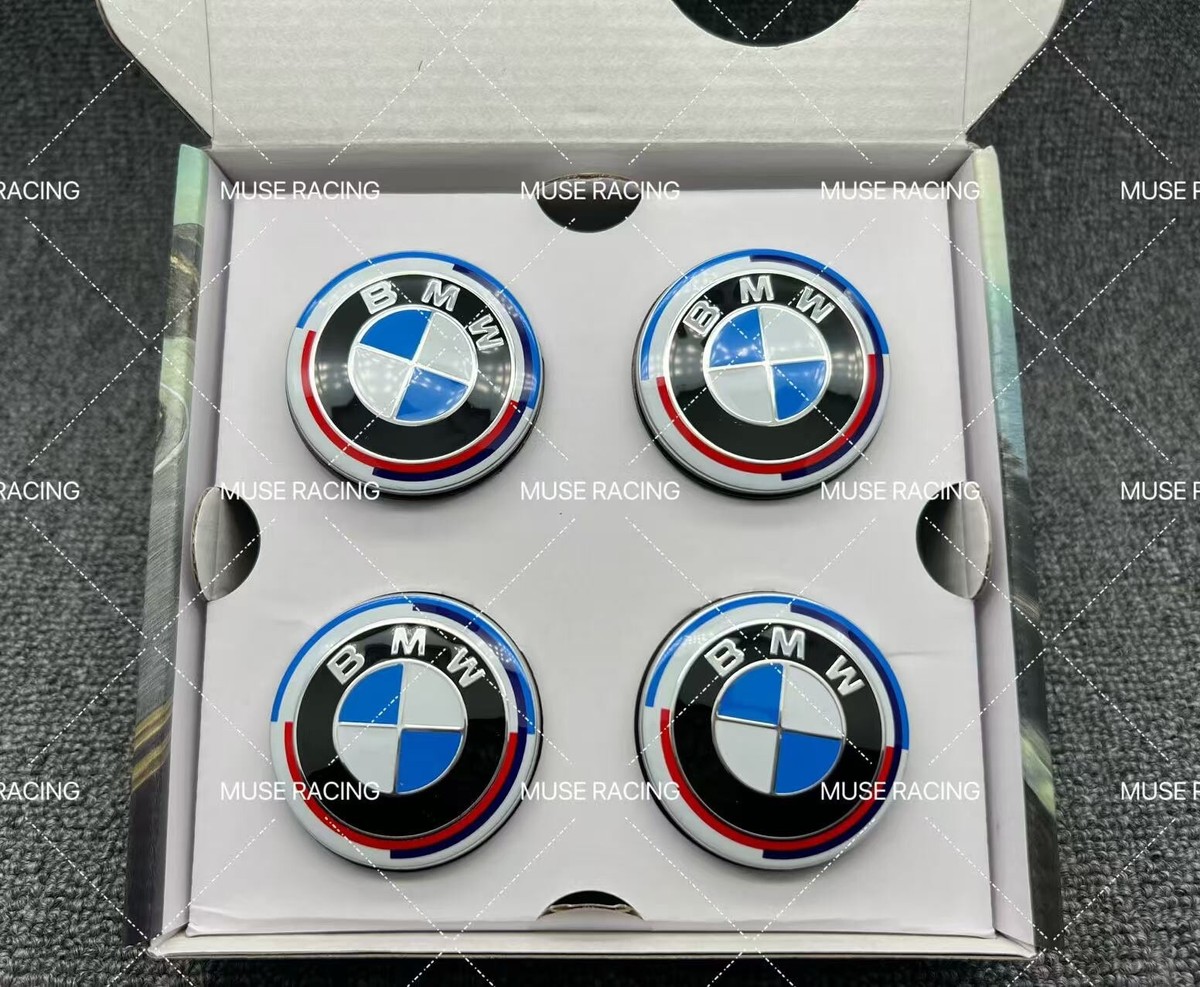 BMW 50th Anniversary Edition Floating Alloy Wheel Center 56mm 68mm 
