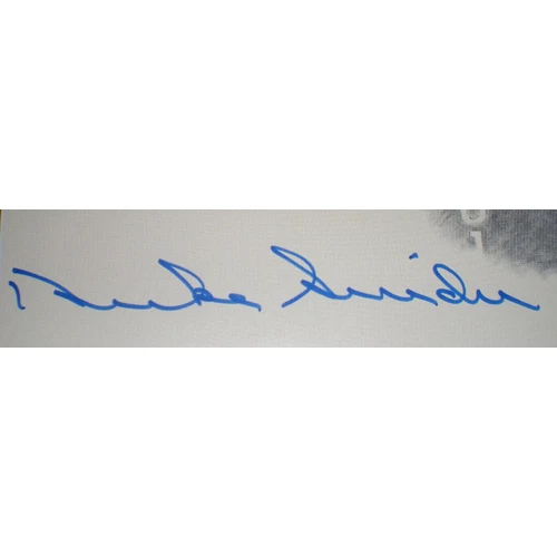 DUKE SNIDER SIGNED BROOKLYN DODGERS NY JOHN WOLFE LITHO STAT SHEET PSA COA PHOTO - Image 2 of 3