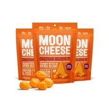 Moon Cheese Cheddar Believe It, 2 once, confezione da 3, croccante, 2 once (confezione da 3)
