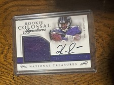 2016 National Treasures Rookie Colossal Signatures 98/99 Keenan Reynolds Auto RC