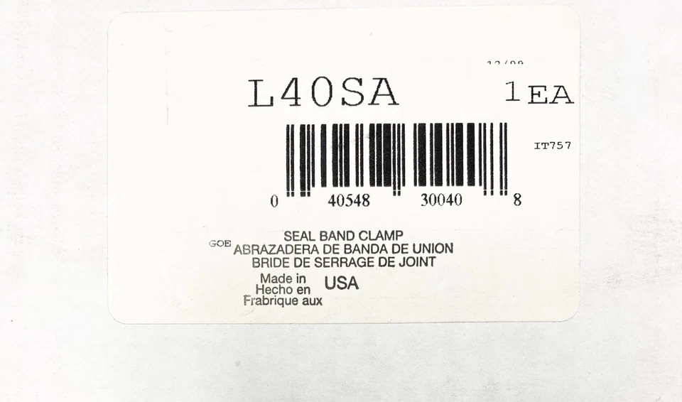 Braçadeira de escape Diamond Eye Performance L40SA resistente para vários veículos - Imagem 4 de 4