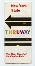 New York State Thruway Brochure 1959 Nelson Rockefeller Governor 