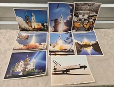 Space Shuttle Nasa Space Program 8x10 Pictures Lot Of 8