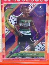Geovany Quenda 2024-25 Topps Finest UEFA Purple Refractor /199 RC #116
