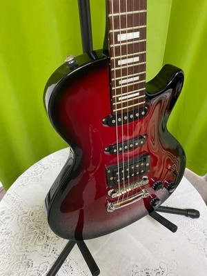 Electric Guitar Grass Roots Luna Sea Model Red Burst Block Inlay