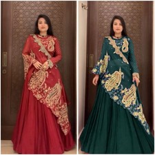 Bridal Lehenga Pakistani Lengha Choli Indian Wedding Party Bollywood Ready made