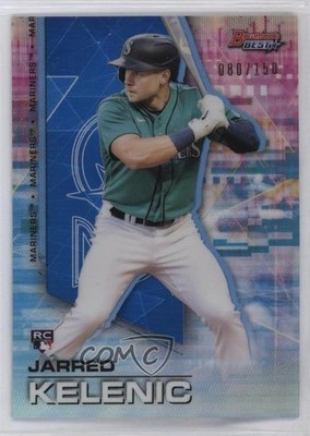 2021 Bowman's Best Blue Refractor 80/150 Jarred Kelenic #27 Rookie RC 7qt