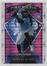 2022 Panini Chronicles Crusade Pink Pulsar Prizm Bryan De La Cruz #9 1ht8