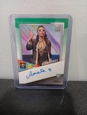 WWE Signatures Auto On Card Amale (RC) Rookie Nxt Uk GREEN