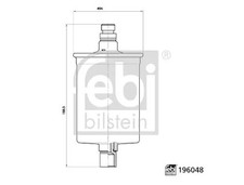 Filtre à carburant Saab 9000