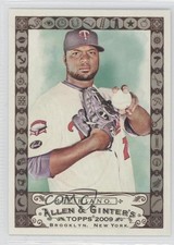 2009 Topps Allen & Ginter's Ginter Code Puzzle Francisco Liriano #77 0c4