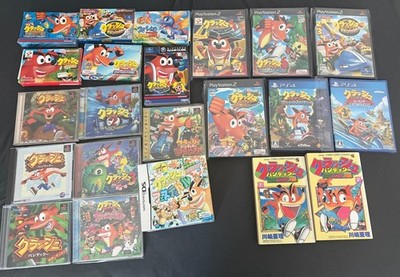 Playstation 1 2 ps1 ps2 ps4 DS Japan NTS-J Crash Bandicoot Spielesammlung Manga