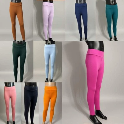 MOGSTER15 Girls soft, stretch leggings - choice of colour and size, 4-11 years! Brand new!