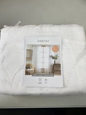 Habitat Leena Curtain Pair brand new t41 