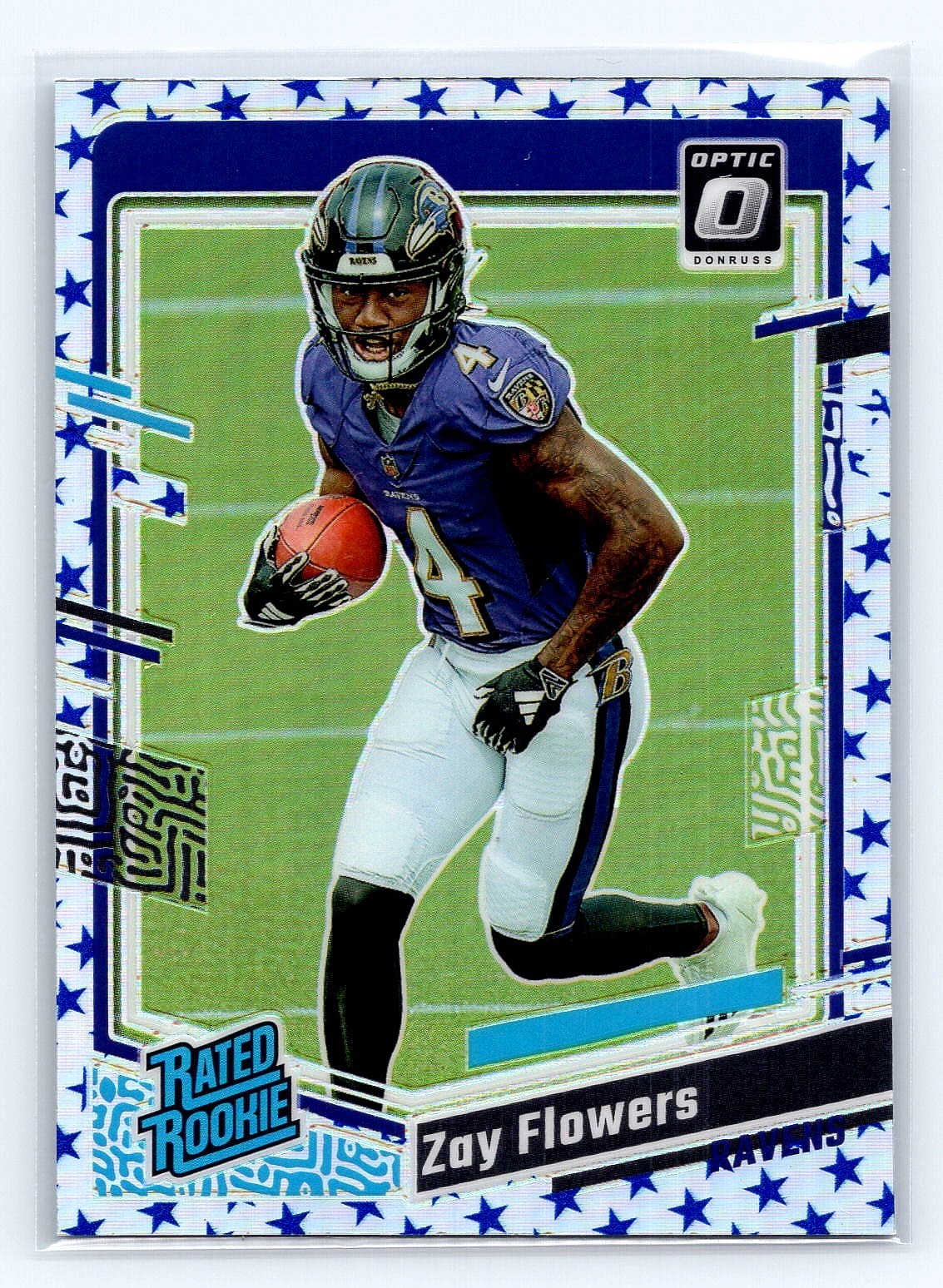 2023 Donruss Optic -  Zay Flowers Rated Rookie #210  Stars Emoji SP 🔥📈