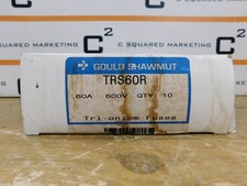Shawmut Gould TRS60R Class RK5 Tri-onic Fuse 60 Amp 600v Box of 10 NEW CSQ