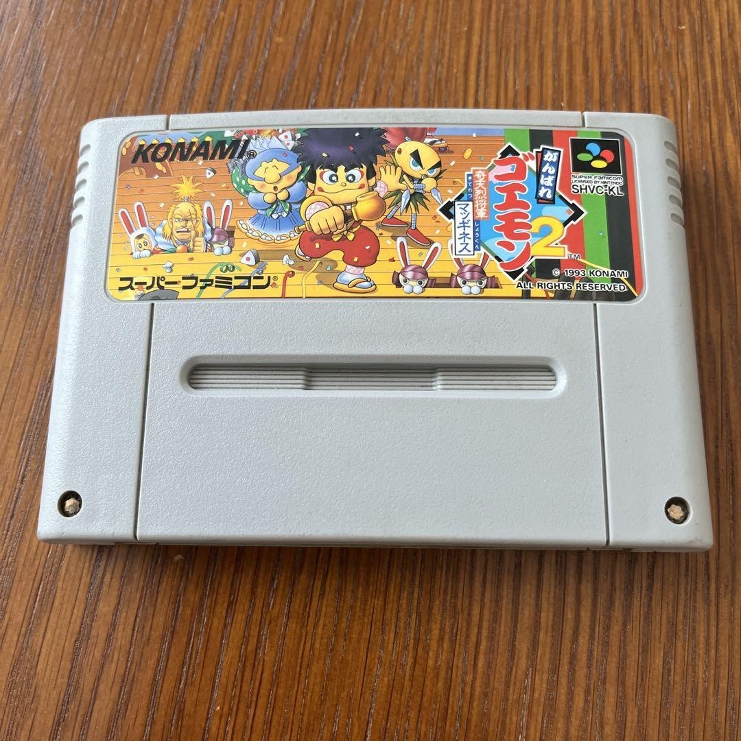 SNES Ganbare Goemon 2 SFC Super Famicom Kiteretsu Shougun Magginesu Konami Japan
