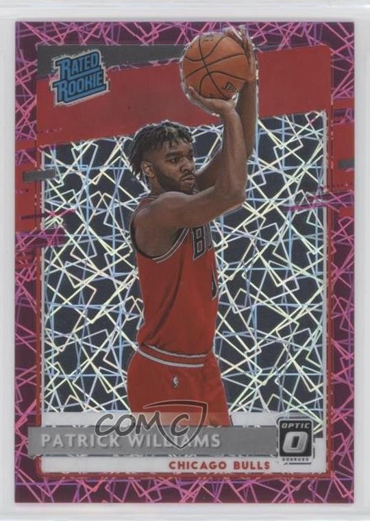 2020 Donruss Optic Rated Rookie Pink Velocity Prizm 27/79 Patrick Williams 0w27