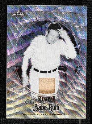 2019 Leaf Collection Yankee Stadium Seat Silver Wave 3/7 Babe Ruth HOF 0rm6