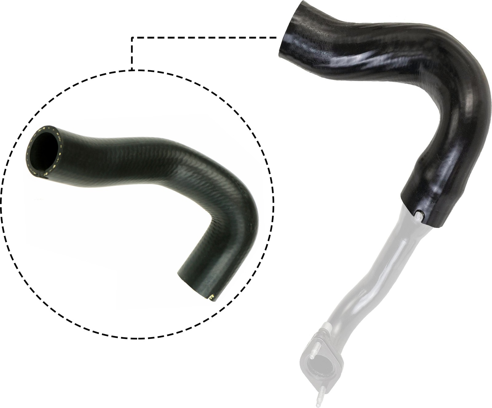 Fits GATES 09-0064 INTERCOOLER HOSE FIAT 1,3D 08-   ⭐UK Stock⭐