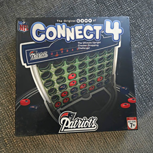 NFL Connect 4 New England Patriots NFL Team Edition Board Game Ages 7+