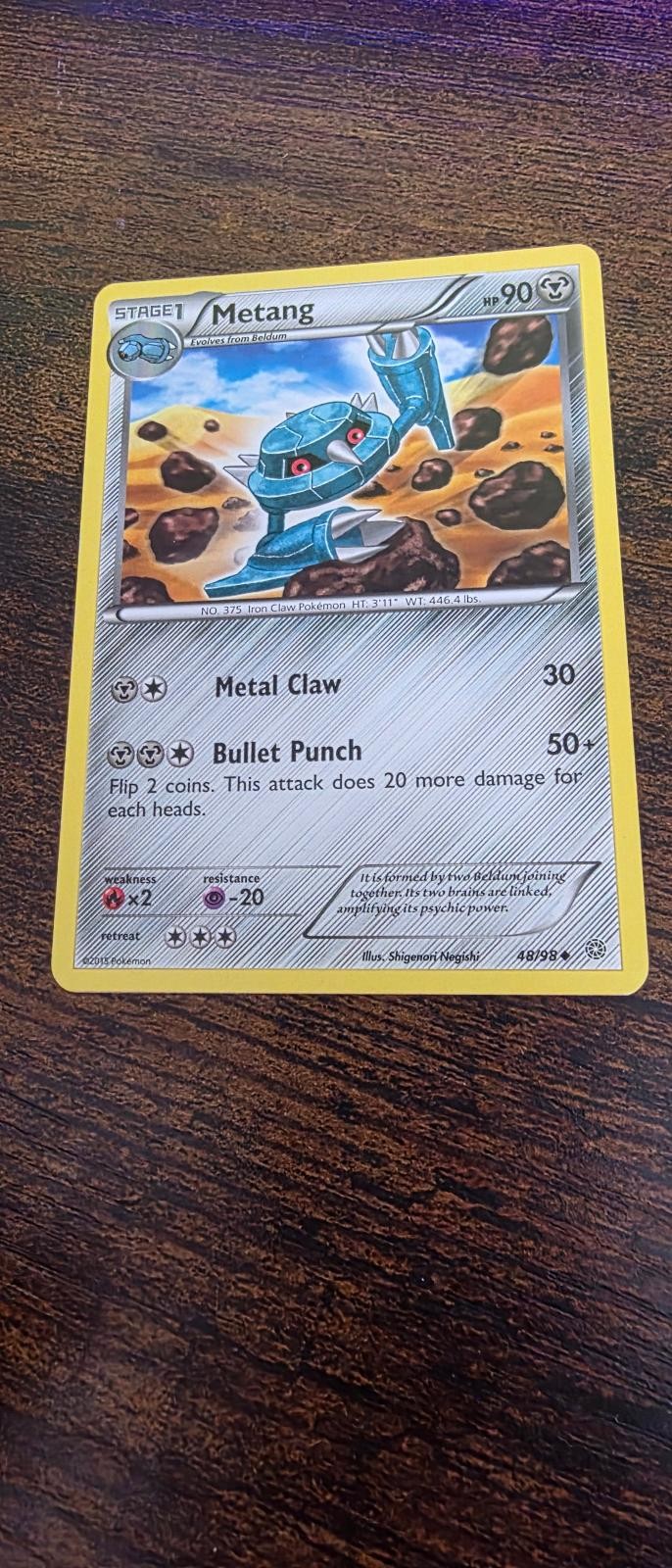 Metang 48/98 Uncommon Ancient Origins Pokemon Lightly Played