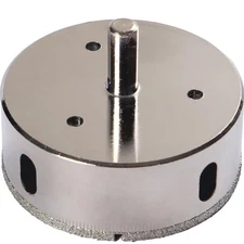 3-1/8" Diamond Hole Saw for Tile, Porcelain, Ceramic, Glass, Marble & Granite...