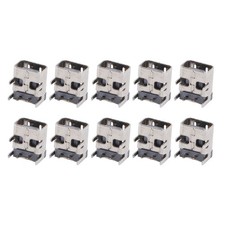 10Pcs Charging Port For NDSi Metal Power Jack Socket Connector Charging Por