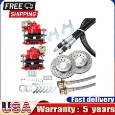10 12 Bolt Rear End Disc Brake Kit Caliper For 1964-1972 Chevelle El Camino 10 12 Bolt Rear End Disc Brake Kit Caliper For 1964-1972 Chevelle El Camino