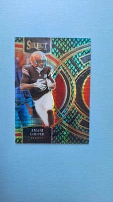 2023 Panini Select Football - Amari Cooper Premier Level  Dragon Scale Prizm /70