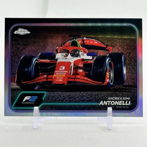 2024 Topps Chrome Formula 1 F2 Cars Andrea Kimi Antonelli Prema #94 Refractor