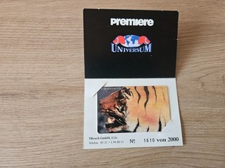 O 1305 08.95 TIGER Dariusz Michalczewski Boxen / Sport Telefonkarte im Folder