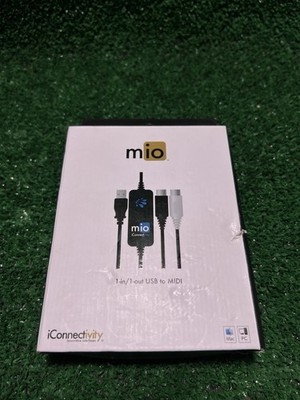 iConnectivity Mio 1-in 1-out USB to MIDI Interface for Mac & PC.
