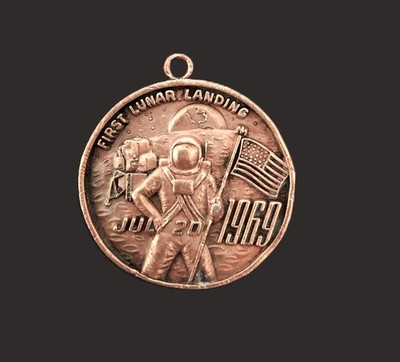 Apollo 11 First Lunar Landing July 29, 1969 NASA Commemorative Token Bronze Coin