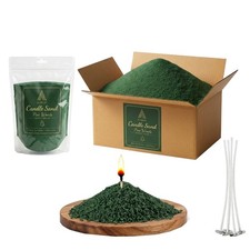 Pine Woods Green Candle Sand Wax Refillable Decorative Candle Sand 500g 1kg 5kg
