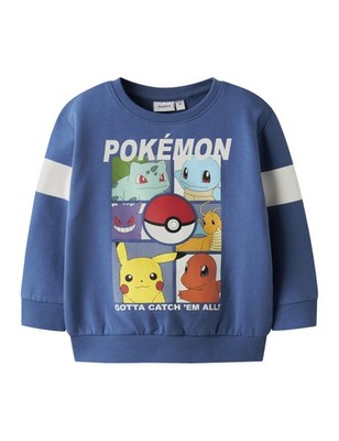 Sweatshirt NAME IT Nmmjussy Pokemon Nreg, Größe Bru, Farbe Sky, Kinder