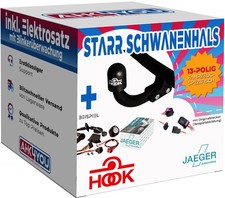 HOOK ANHÄNGERKUPPLUNG für Ford Fiesta Fliessheck VI CCN CB1 08-12 starr +13p SPE