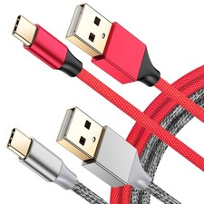 Charger Cable for NS Switch and Xbox Elite Series 2-2 Pack 10FT Nylon Black