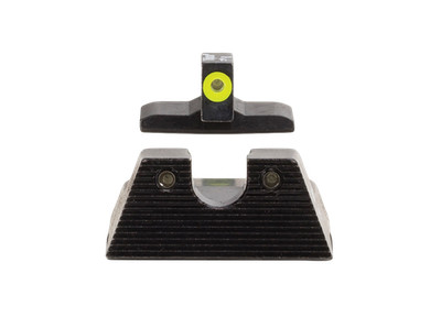 Trijicon 600895 HD XR Night Sight Set Green Tritium/Yellow Outline Front, Green
