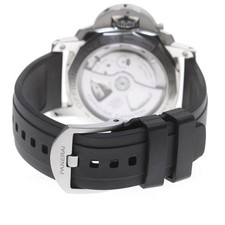 PANERAI LUMINOR 1950 3 DAYS ACCIAIO PAM00535 42mm SS Black Dial Rubber #C225 4