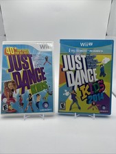 Nintendo Just Dance Lot of 2: Wii Just Dance Kids And Wii U Just Dance Kids 2014