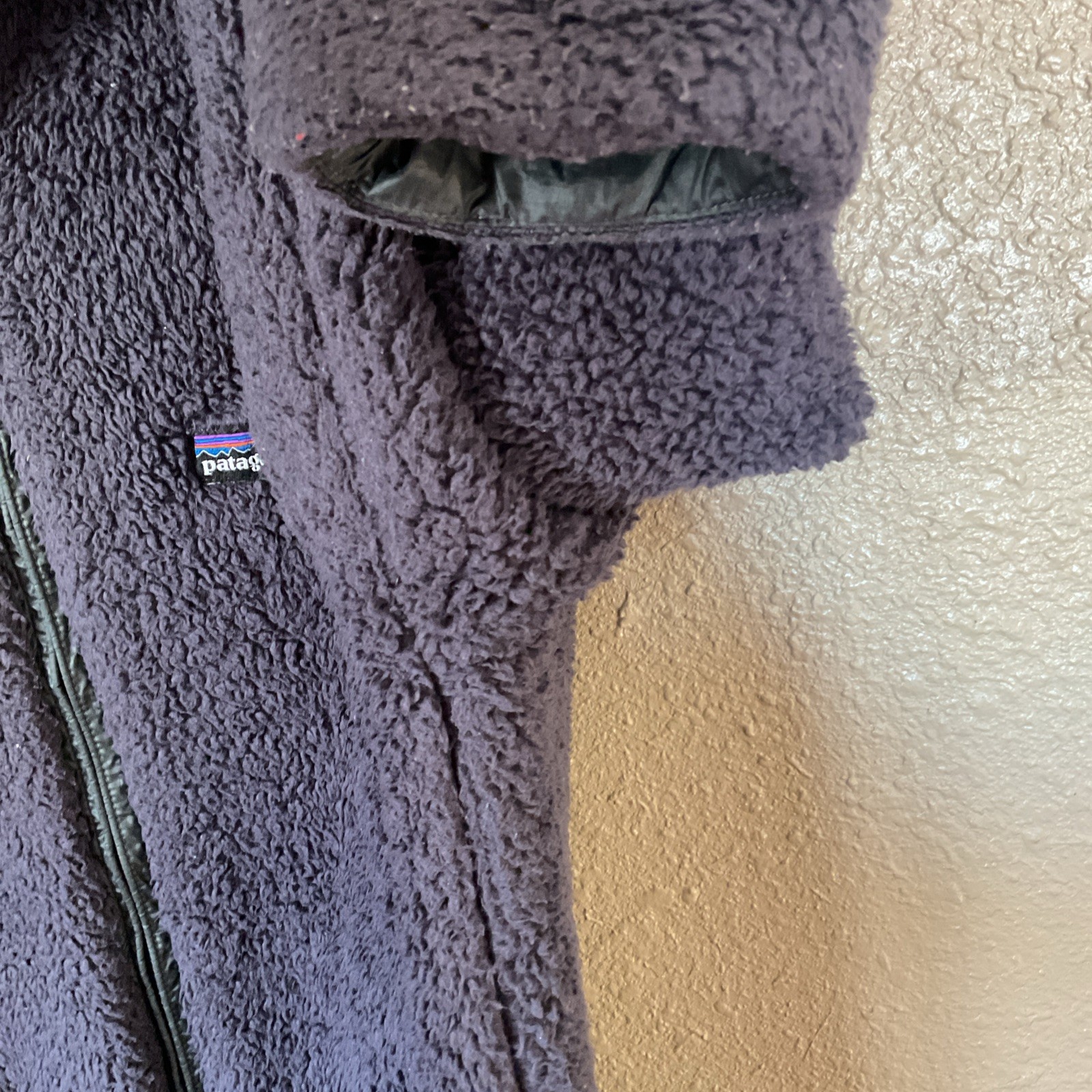 Patagonia Women’s S. Fleece Jacket Purple  Full Zip Sherpa Pile Outdoor thumbnail 7