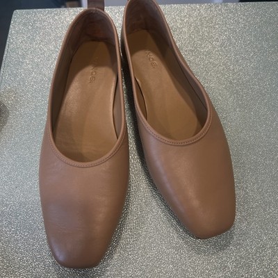 Vince Vivian Leather Ballet Flat Size 6.5M NWOB