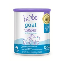 Bubs Goat Toddler Nutritional Drink, Non-GMO Whole 20 Ounce Pack of 1